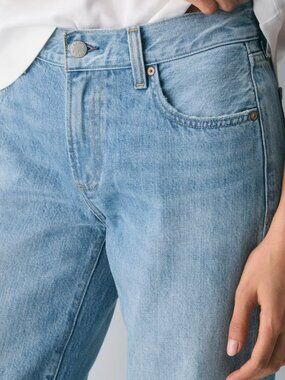 Denim Forum The Farrah Hi-Rise Wide Ankle Jean – Size 26 (7 Yrs Bleu Taboo)